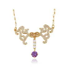 43082 Xuping ювелирные изделия 18k золото покрытием женщин ожерелье